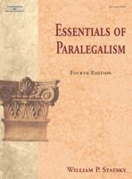 Essentials of paralegalism (Paralegal series)