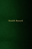 Health Record: Herpes (HSV1 & HSV2) outbreak tracking, treatment and maintainence logbook take control of your infection Green men 1702426033 Book Cover