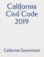 California Civil Code 2019 109543876X Book Cover