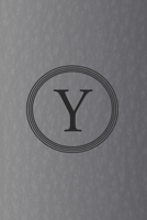 Y: Initial Monogram Letter Y College Ruled Notebook. Personalized Medium Lined Journal & Diary for Writing & Note Taking for Girls, Boys, Men and Women 1672867045 Book Cover