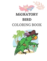 Migratory Birds coloring book B08BWCL3V3 Book Cover