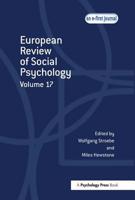 European Review Social Psych Vol17 1138883190 Book Cover