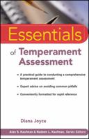 Essentials of Temperament Assessment 0470444479 Book Cover