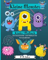 Kleine Monster Färbung e Aktivität Buch für Kinder Alter 4-8 Jahre: Kleine Monster Färbung & Aktivität Buch für Kinder Alter 4-8 Jahre (German Edition) B0CHXVMG9M Book Cover