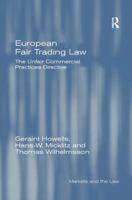 European Fair Trading Law: The Unfair Commercial Practices Directive 1138266914 Book Cover