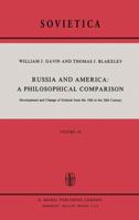 Russia and America: A Philosophical Comparison 9401015163 Book Cover