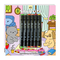 Snug Life: A Cosy Colouring Book and Markers 1923457594 Book Cover