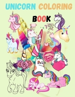 Unicorn Coloring Book: Unicorn For Kids Ages 4-8 B08RQNPV6N Book Cover