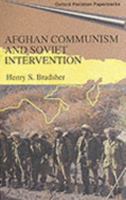 Afghan Communism And Soviet Intervention 0195790170 Book Cover