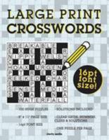 Large Print Crosswords 1512209015 Book Cover