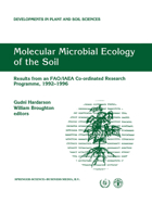Molecular Microbial Ecology of the Soil: Results from an FAO/IAEA Co-ordinated Research Programme, 1992-1996 (Developments in Plant and Soil Sciences) 0792352521 Book Cover