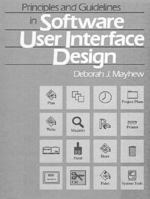 Principles and Guidelines in Software User Interface Design 0137219296 Book Cover