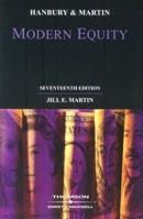 Hanbury and Martin: Modern Equity 0421716800 Book Cover