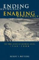 Ending Autocracy, Enabling Democracy: The Tribulations of Africa 0815775830 Book Cover