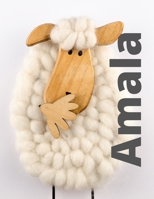 Amala: Checkered Notebook with Name for Girls and Women, XL 8.5x 11, 120 Pages, Paperback. 1654698636 Book Cover