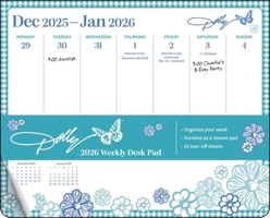 Dolly Parton 2026 Weekly Desk Pad Calendar 1524899178 Book Cover