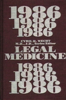 Legal Medicine 1986 027592551X Book Cover