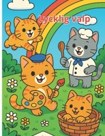 Lycklig valp: En rolig målarbok för barn 2–4 år (Swedish Edition) B0FLJ75M1N Book Cover