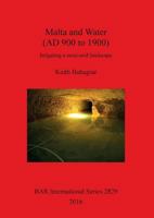 Malta and Water (Ad 900 to 1900) 140731629X Book Cover