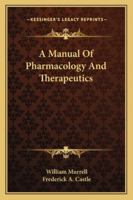 A Manual of Pharmacology and Therapeutics Eng. Ed 1357446314 Book Cover