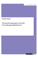 Permutationsgruppen und ihre Darstellungsm�glichkeiten 3346279502 Book Cover