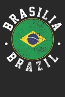 Notebook: Brasilia Brazil Ruled 6x9 120 Pages 1689635169 Book Cover