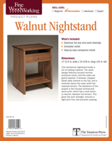 Fine Woodworking's Walnut Nightstand Plan 1631864556 Book Cover