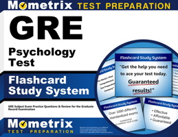 GRE Psychology Test Flashcard Study System: GRE Subject Exam Practice Questions and Review for the Graduate Record Examination 1621200566 Book Cover