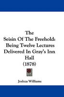 The Seisin of the Freehold 1018884688 Book Cover