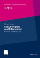 Allianzfahigkeit Von Unternehmen: Konzept Und Fallstudie 383492007X Book Cover