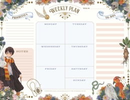 Harry Potter: Floral Fantasy Weekly Planner Notepad 1647226872 Book Cover