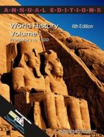 World History: Prehistory to 1500 (Annual Editions : World History Vol 1) 0072339489 Book Cover