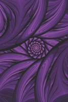 Words On A Whim: A Daily Journal: Purple Spiral Fractal (Fractal Inspiration Series) 1658317815 Book Cover