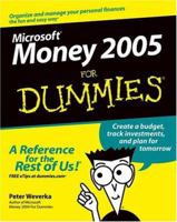 Microsoft Money 2005 For Dummies (For Dummies (Computer/Tech)) 0764573039 Book Cover