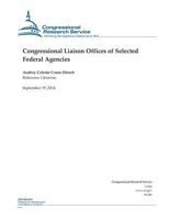 Congressional Liaison Offices of Selected Federal Agencies 1502505479 Book Cover