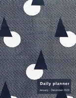 Daily Planner January-December 2020: Large, 1 day per page. Daily Schedule, Goals, To-Dos, Assignments and Tasks. Includes Gratitude section, Meal planner, Mood and Water intake trackers. 11.0' x 8.5' 1692483498 Book Cover