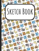 Sketch Book: Cute Baby Animals Cover Sketchbook: A Large Journal with Blank Paper for Drawing, Doodling and Sketching: Artist Edition 1091821364 Book Cover