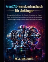 FREECAD-BENUTZERHANDBUCH FÜR ANFÄNGER: Eine praktische Schritt-für-Schritt-Anleitung zur Erstellung von 3D-Modellen, zur Beherrschung der ... von Grund auf (German Edition) B0GX13F2Q1 Book Cover
