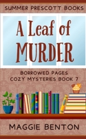 A Leaf of Murder (Borrowed Pages Cozy Mysteries) B0CNHL83N8 Book Cover