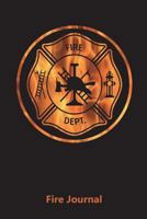 Fire Journal: Firefighter Maltese Cross - 6x9 Blank Lined Journal, 120 Pages 1722604026 Book Cover