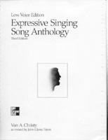 Expressive Singing Song Anthology Low Voice Edition 0697106845 Book Cover