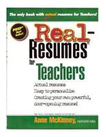 Real-Resumes for Teachers 1475094000 Book Cover