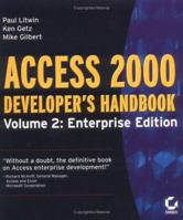 Access 2000 Developer's Handbook, Volume 2: Enterprise Edition 0782123724 Book Cover