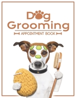 Dog Grooming Appointment Book: Daily Dog Grooming Appointment Book for year 2020 Foil Tool Design ,Dog Groomer Barber Planner Organizer ,365 Day Daily ... for Organization 8.5"x11" , 120 pages B083XVYLNL Book Cover