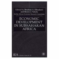 Economic Development in Sub-Saharan Africa: Proceedings of the Eleventh World Congress of the International Economic Association, Tunis (International Economic Association Conference Volumes) 0312232063 Book Cover