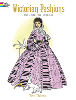 Victorian Fashions Coloring Book 0486299171 Book Cover