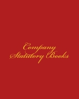 Company Statutory Books 1505992605 Book Cover
