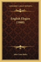 English elegies 1120616379 Book Cover