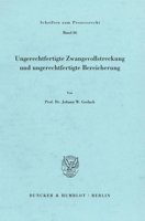 Ungerechtfertigte Zwangsvollstreckung Und Ungerechtfertigte Bereicherung 3428060407 Book Cover