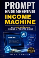 PROMPT ENGINEERING INCOME MACHINE: MAKE $10,000/MONTH SELLING AI PROMPTS ONLINE B0HDLPWPM2 Book Cover